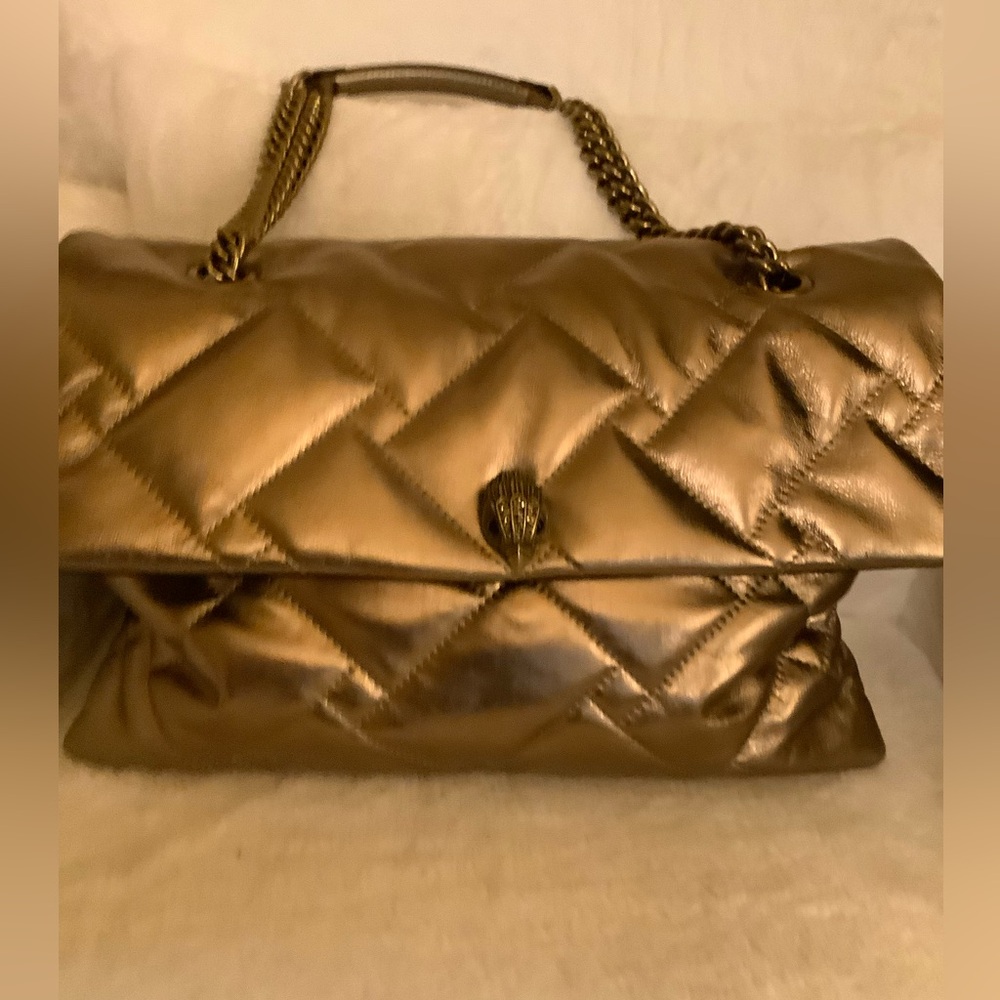 Kurt Geiger gold purse